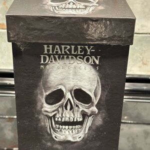 Harley-Davidson Black Skull Decor Box